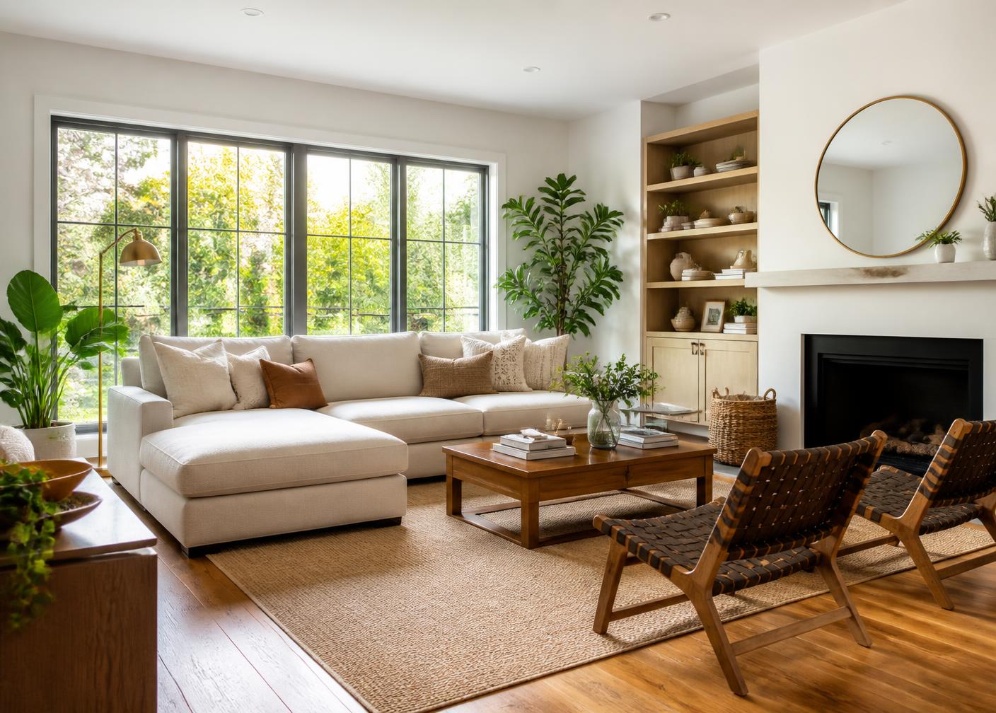 Immaculate residential living room